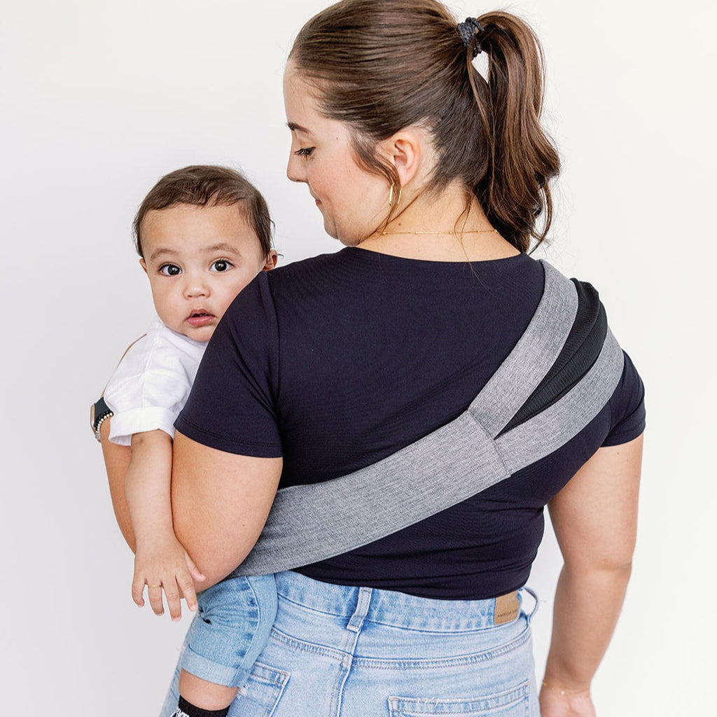 Lux Graphite hip carrier folded compact for travel