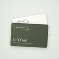 ROUU BABY gift card in deep olive and cream
