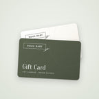 ROUU BABY gift card in deep olive and cream